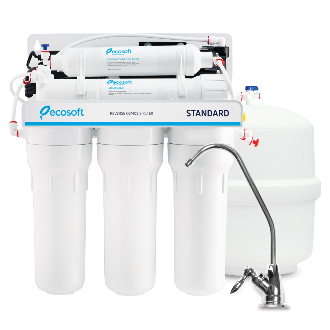 Ecosoft 5-Stage Pump fordított ozmózis rendszerű vízszűrő berendezés