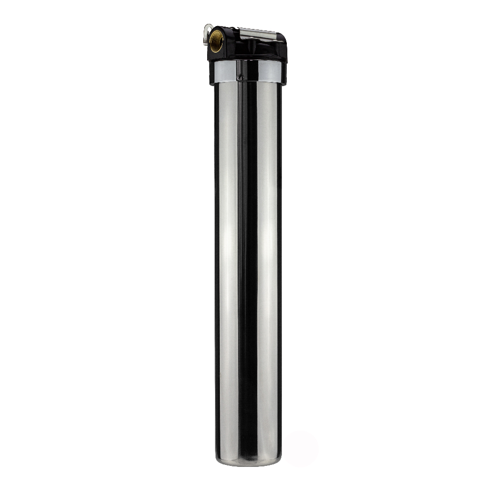 VM Slim 20" vízszűrő ház készlet, rozsdamentes / ABS, inox, 3/4"